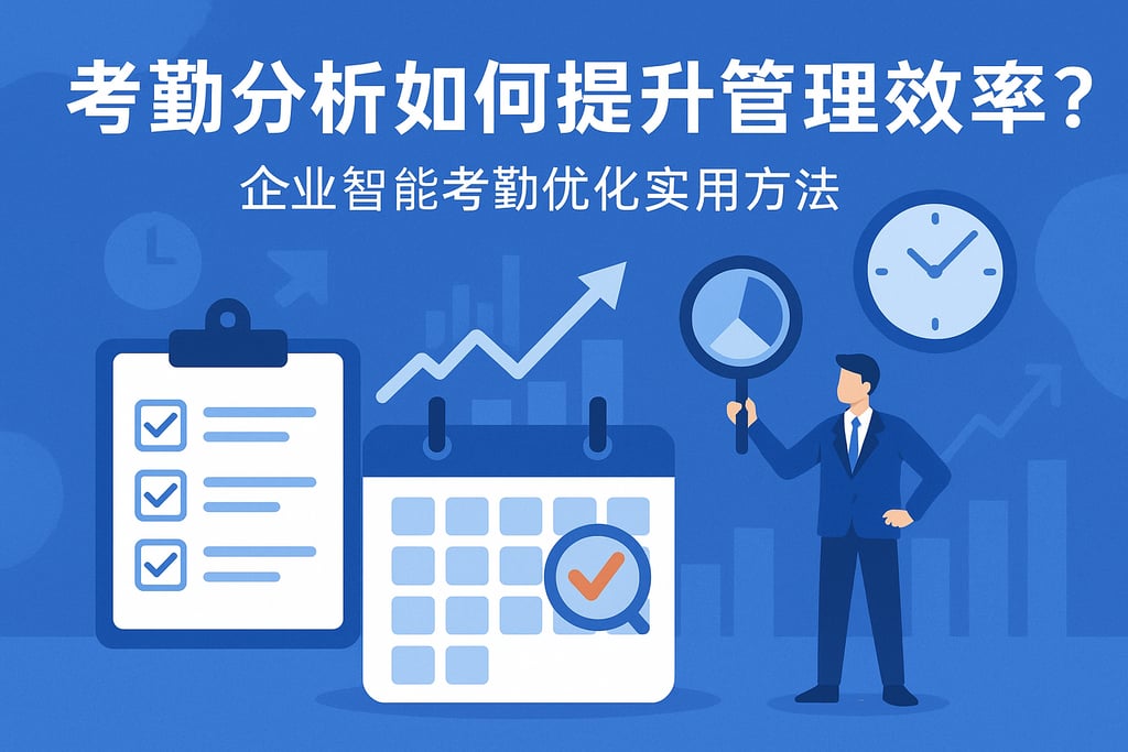 考勤分析如何提升管理效率？企业智能考勤优化实用方法