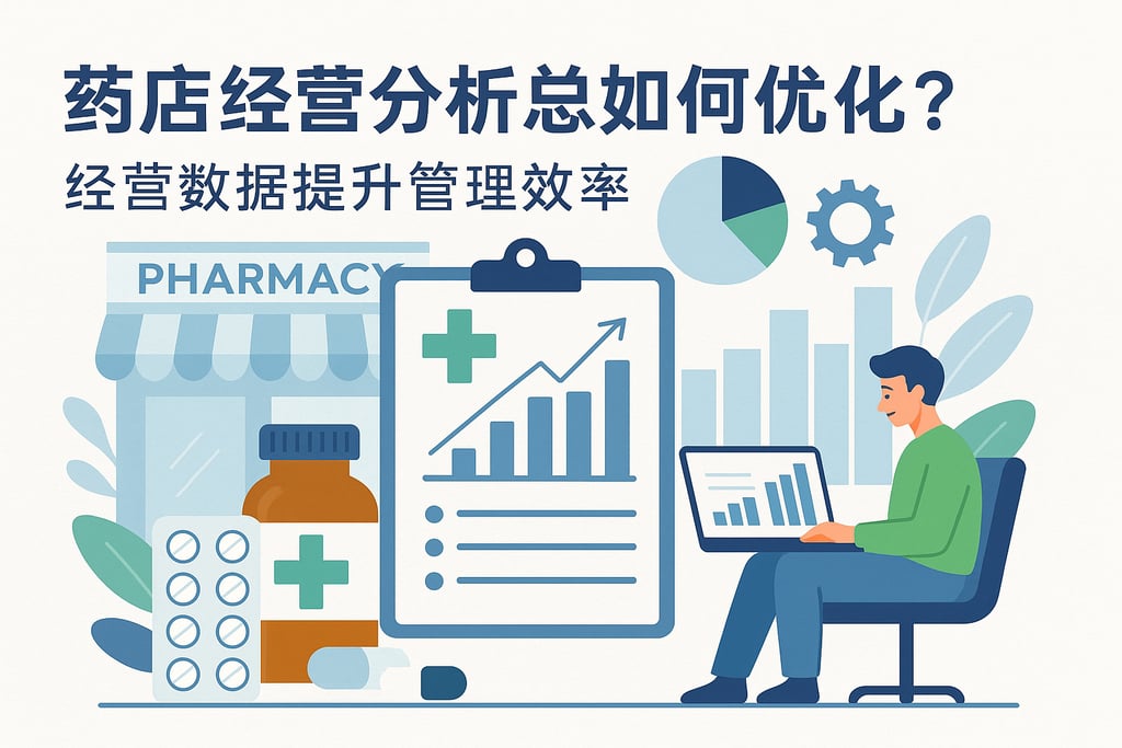 药店经营分析总结如何优化？经营数据提升管理效率