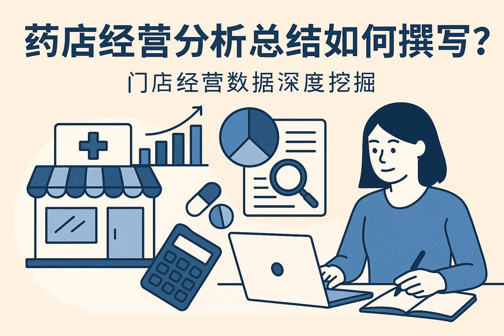 药店经营分析总结如何撰写？门店经营数据深度挖掘