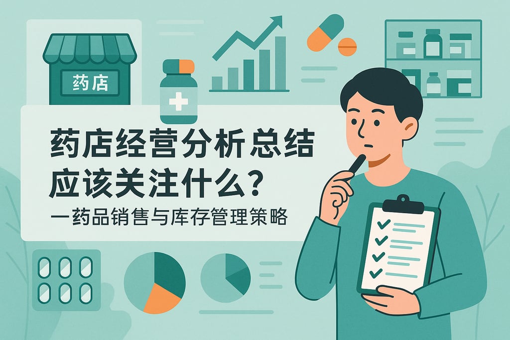 药店经营分析总结应该关注什么？药品销售与库存管理策略