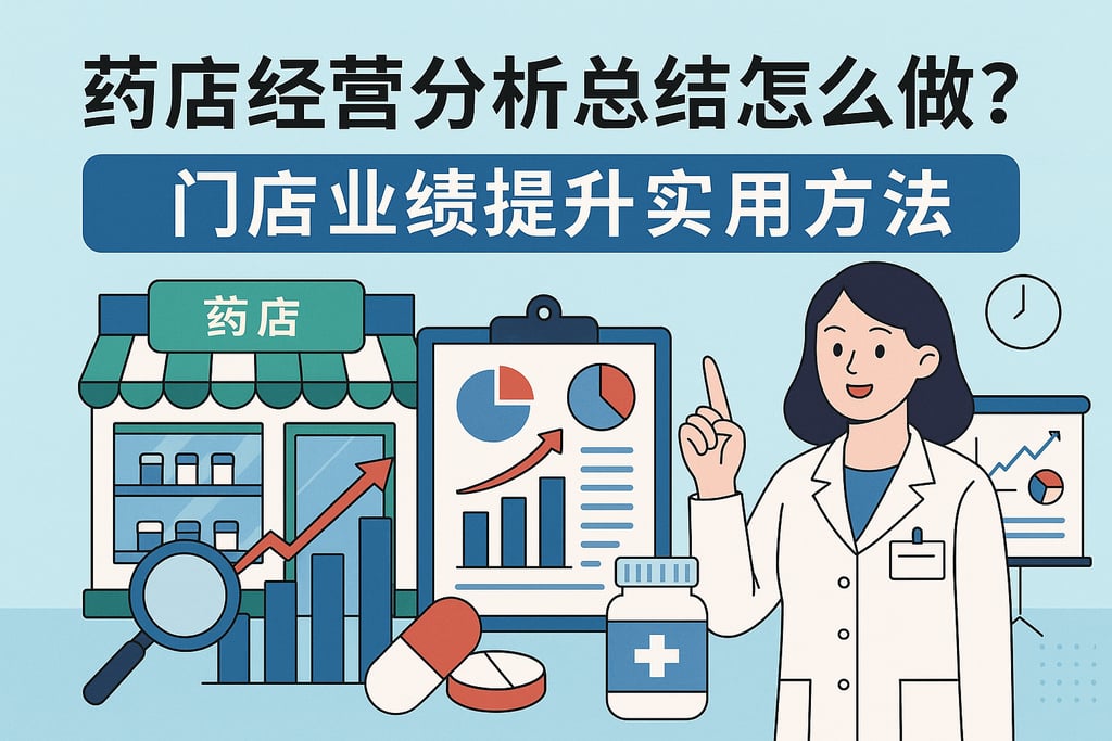 药店经营分析总结怎么做？门店业绩提升实用方法