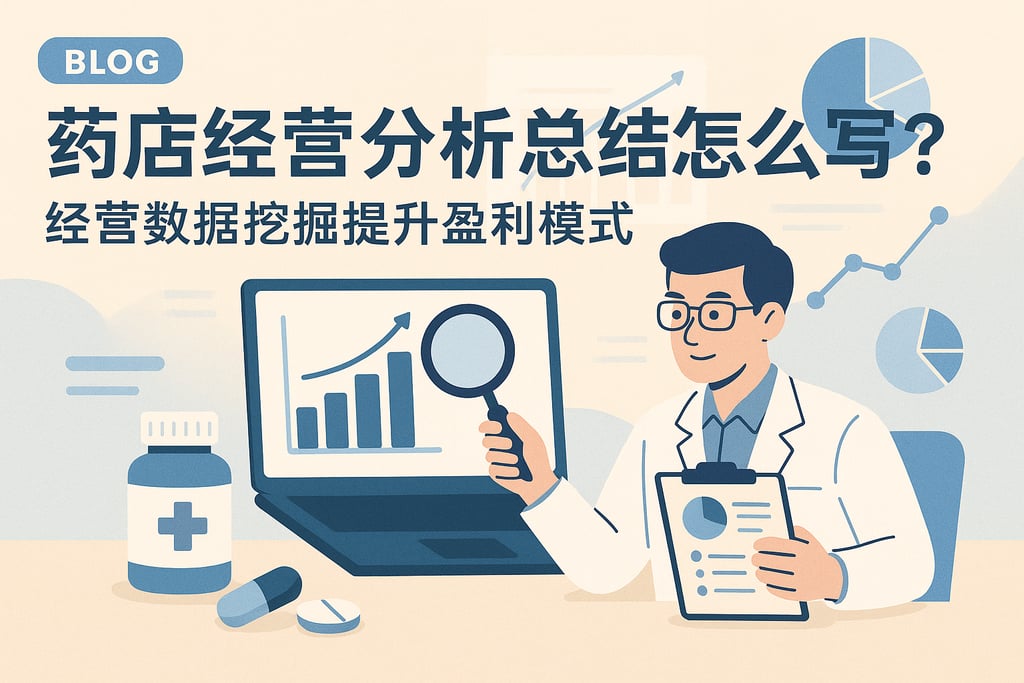 药店经营分析总结怎么写？经营数据挖掘提升盈利模式