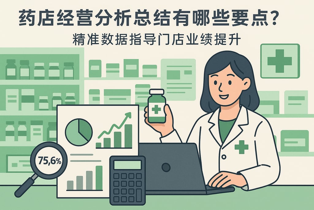 药店经营分析总结有哪些要点？精准数据指导门店业绩提升