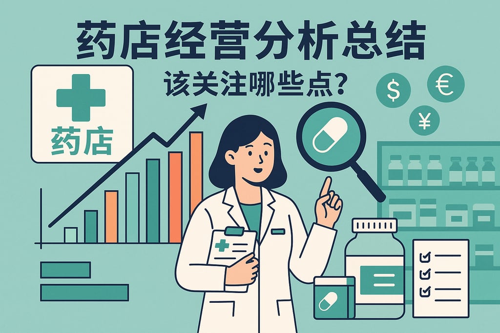 药店经营分析总结该关注哪些点？提升销售和库存管理