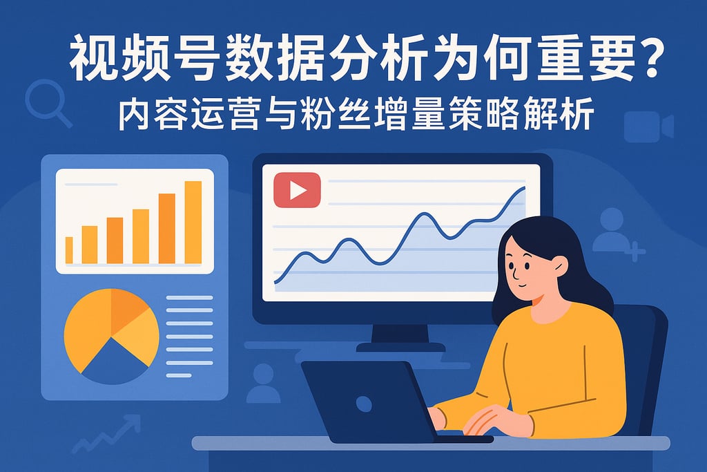 视频号数据分析为何重要？内容运营与粉丝增量策略解析
