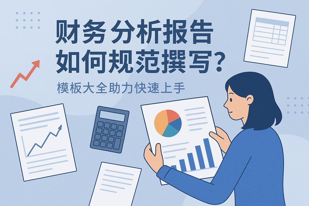财务分析报告如何规范撰写？模板大全助力快速上手