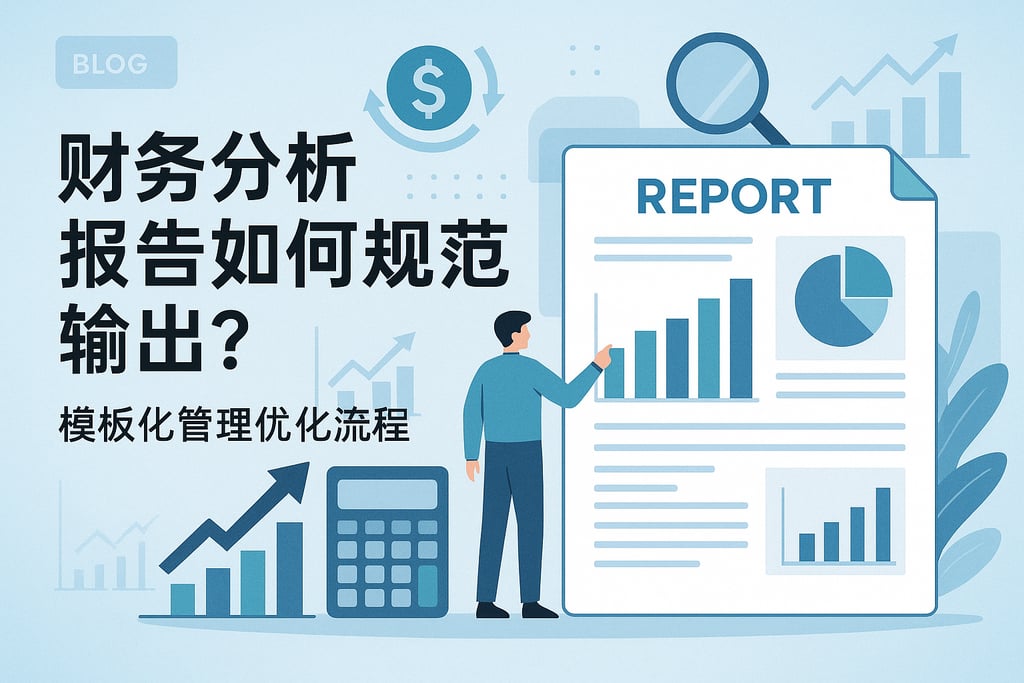 财务分析报告如何规范输出？模板化管理优化流程