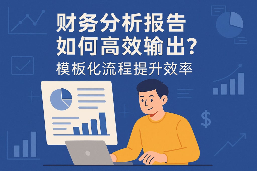财务分析报告如何高效输出？模板化流程提升效率