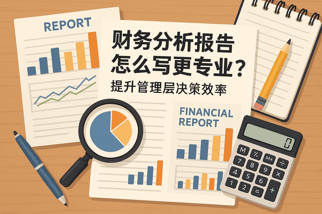 财务分析报告怎么写更专业？提升管理层决策效率