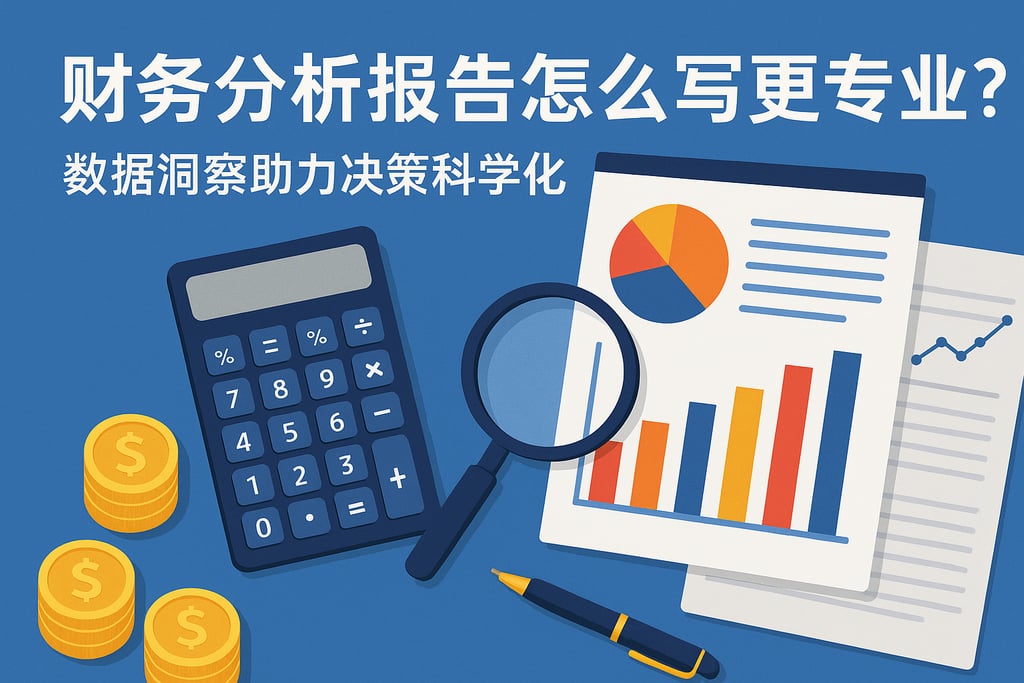 财务分析报告怎么写更专业？数据洞察助力决策科学化