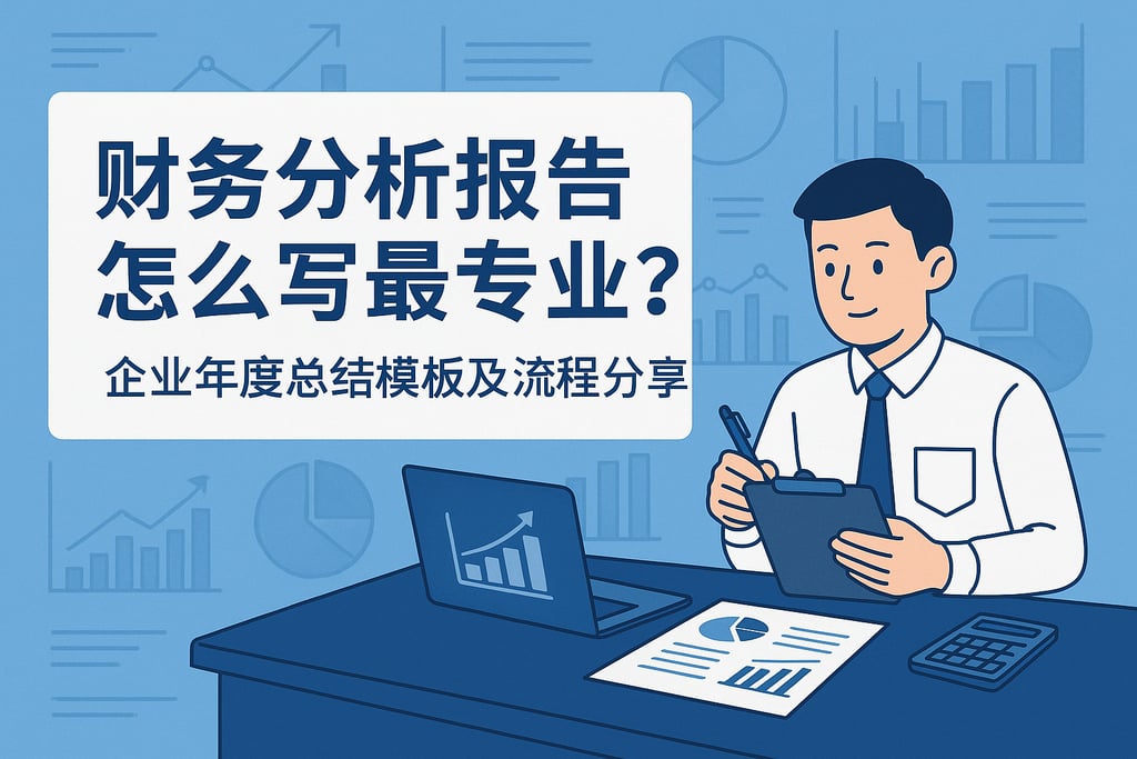 财务分析报告怎么写最专业？企业年度总结模板及流程分享