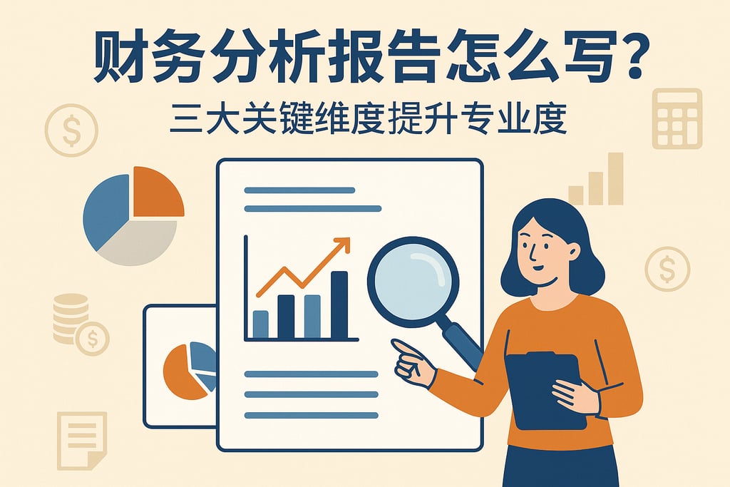 财务分析报告怎么写？三大关键维度提升专业度