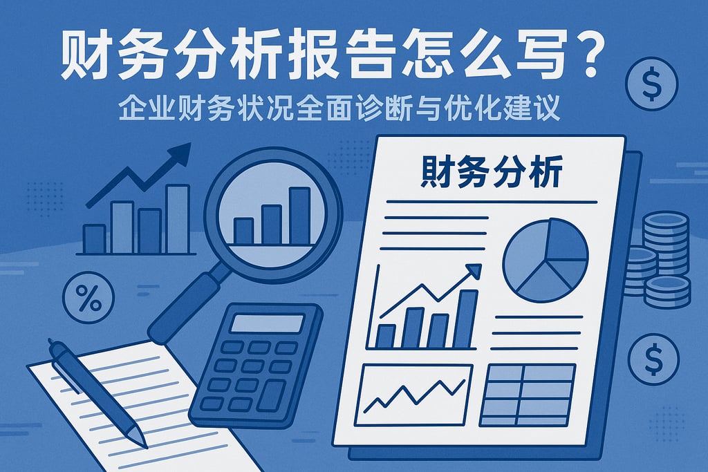 财务分析报告怎么写？企业财务状况全面诊断与优化建议