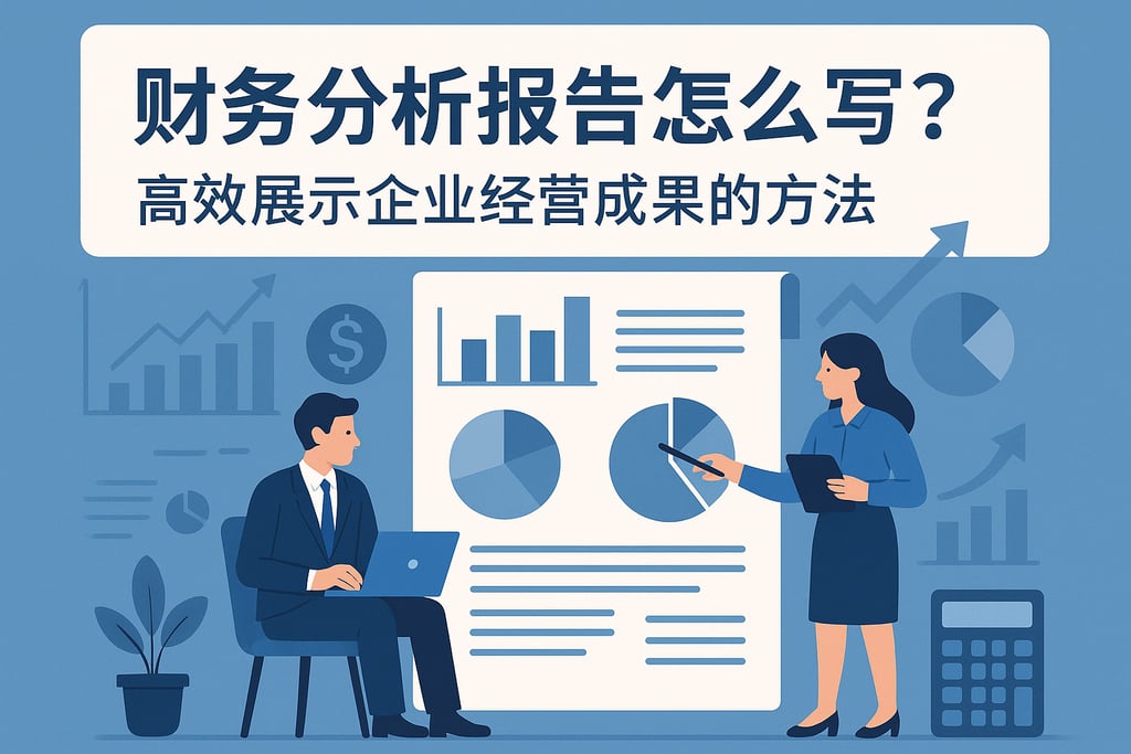 财务分析报告怎么写？高效展示企业经营成果的方法