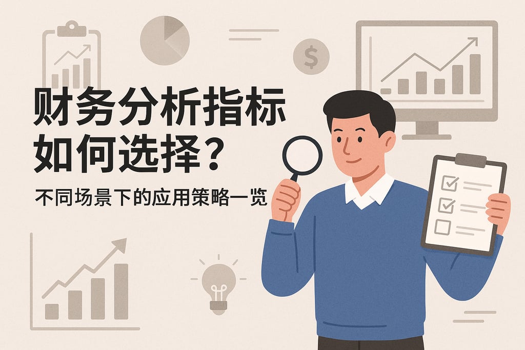 财务分析指标如何选择？不同场景下的应用策略一览