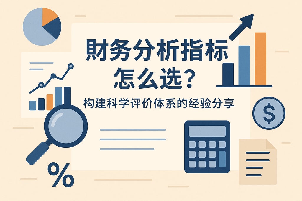财务分析指标怎么选？构建科学评价体系的经验分享