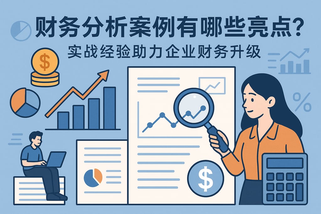 财务分析案例有哪些亮点？实战经验助力企业财务升级