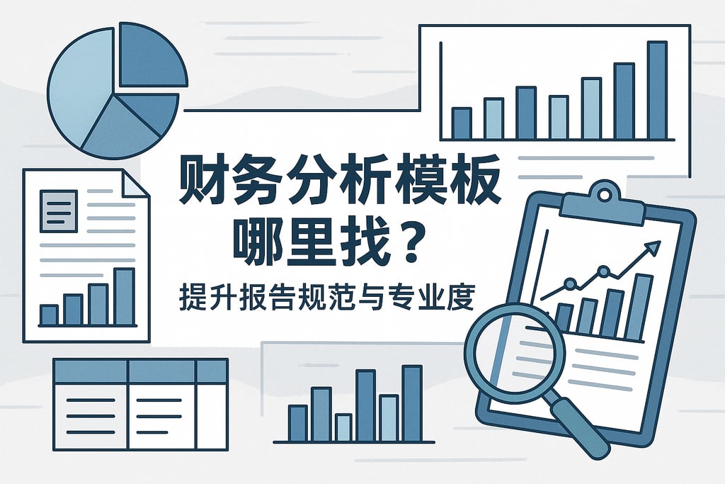 财务分析模板哪里找？提升报告规范与专业度
