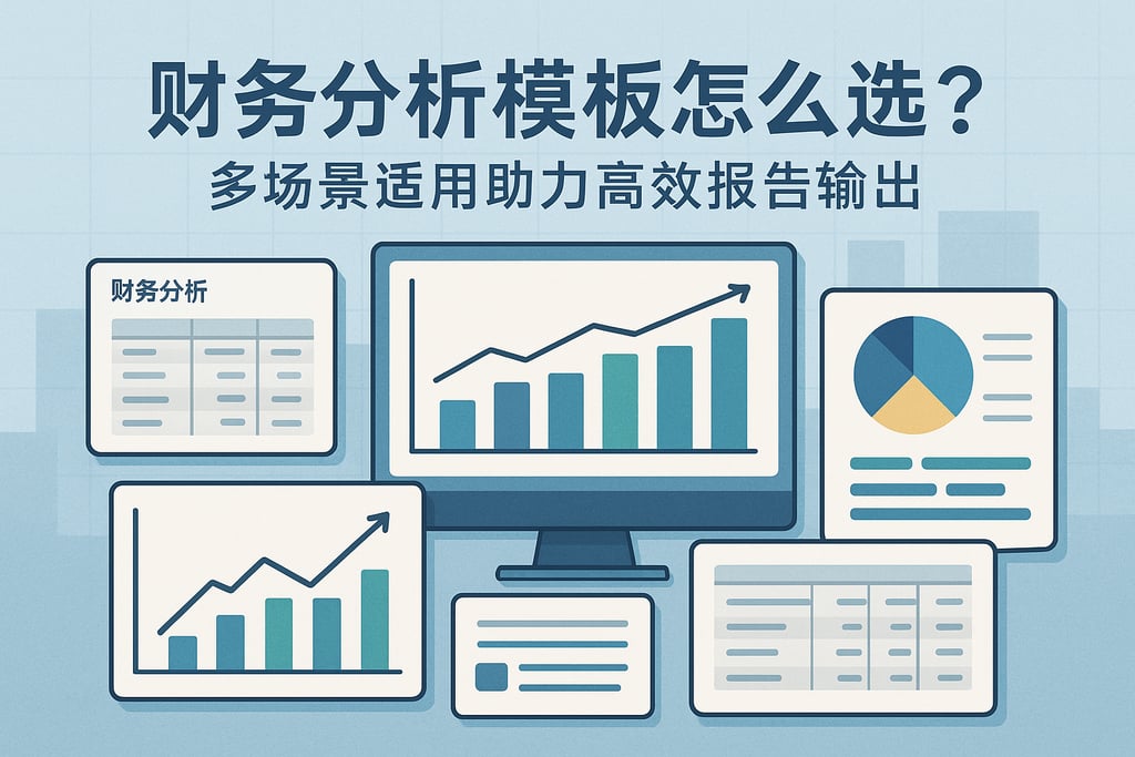 财务分析模板怎么选？多场景适用助力高效报告输出