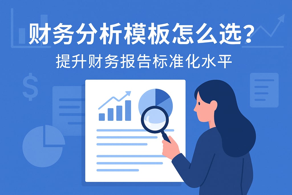 财务分析模板怎么选？提升财务报告标准化水平