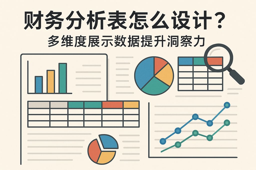 财务分析表怎么设计？多维度展示数据提升洞察力