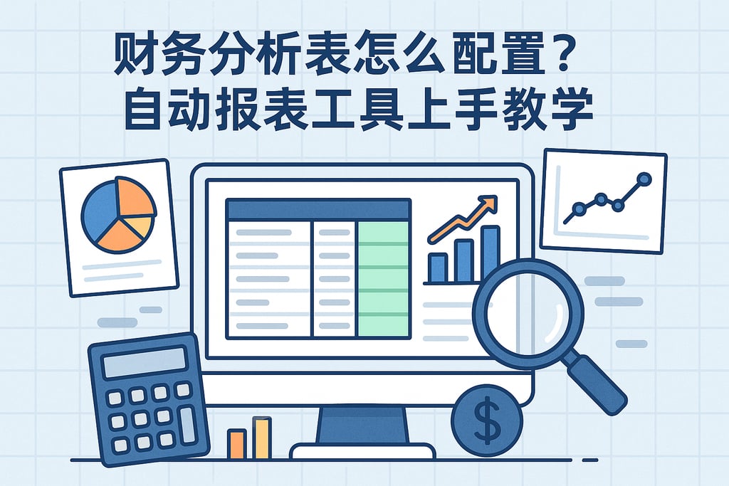 财务分析表怎么配置？自动报表工具上手教学