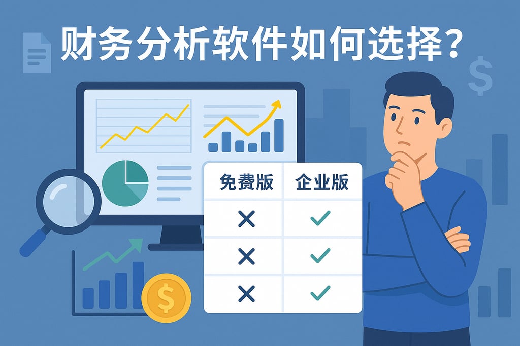 财务分析软件如何选择？免费版与企业版功能对比