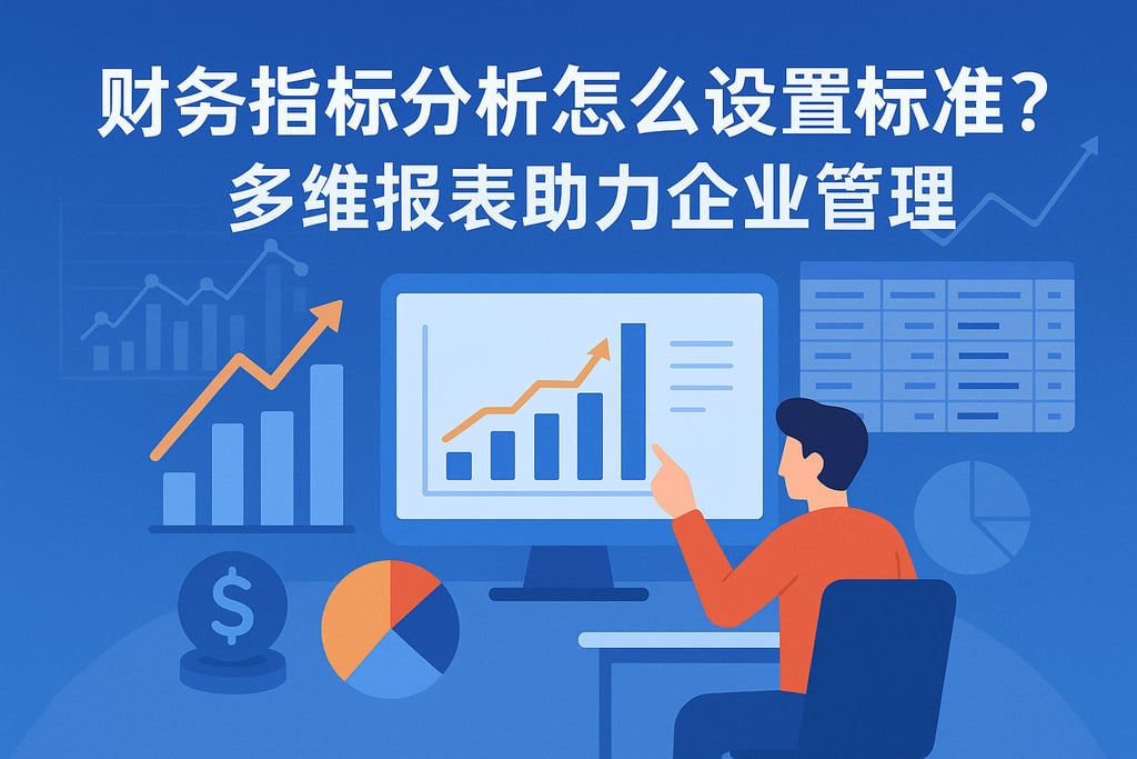 财务指标分析怎么设置标准？多维报表助力企业管理