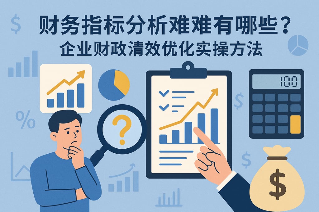 财务指标分析难点有哪些？企业财务绩效优化实操方法