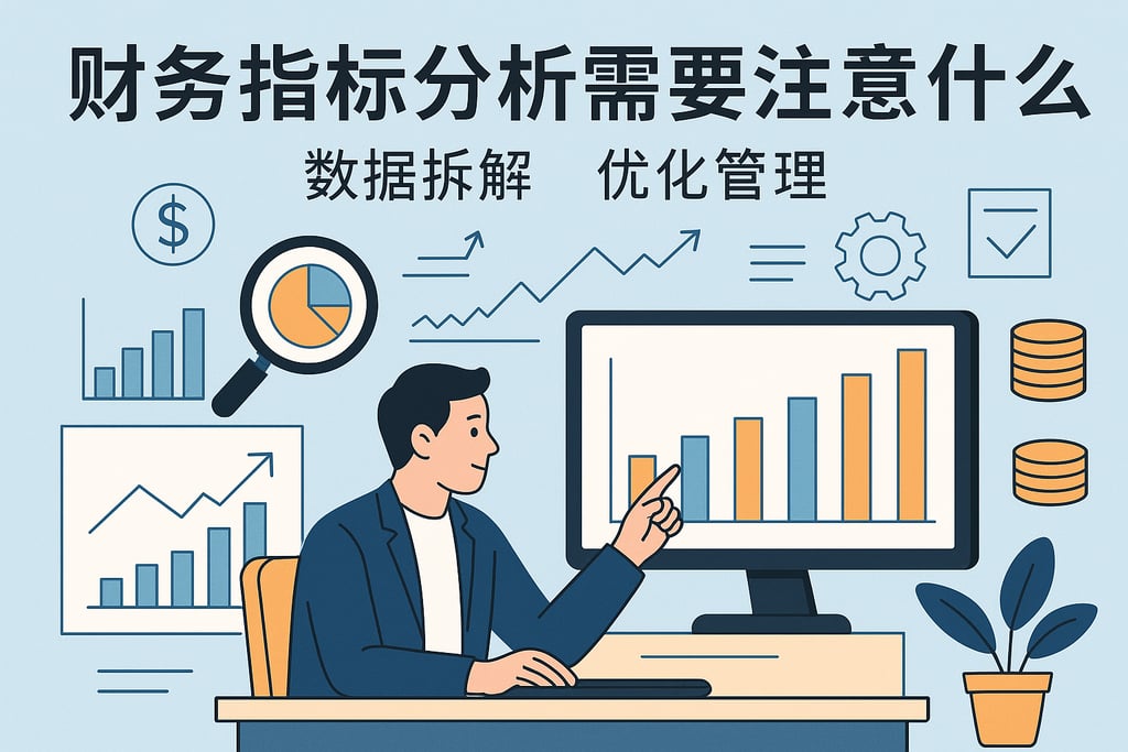 财务指标分析需要注意什么？数据拆解优化管理