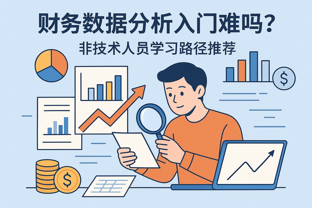 财务数据分析入门难吗？非技术人员学习路径推荐