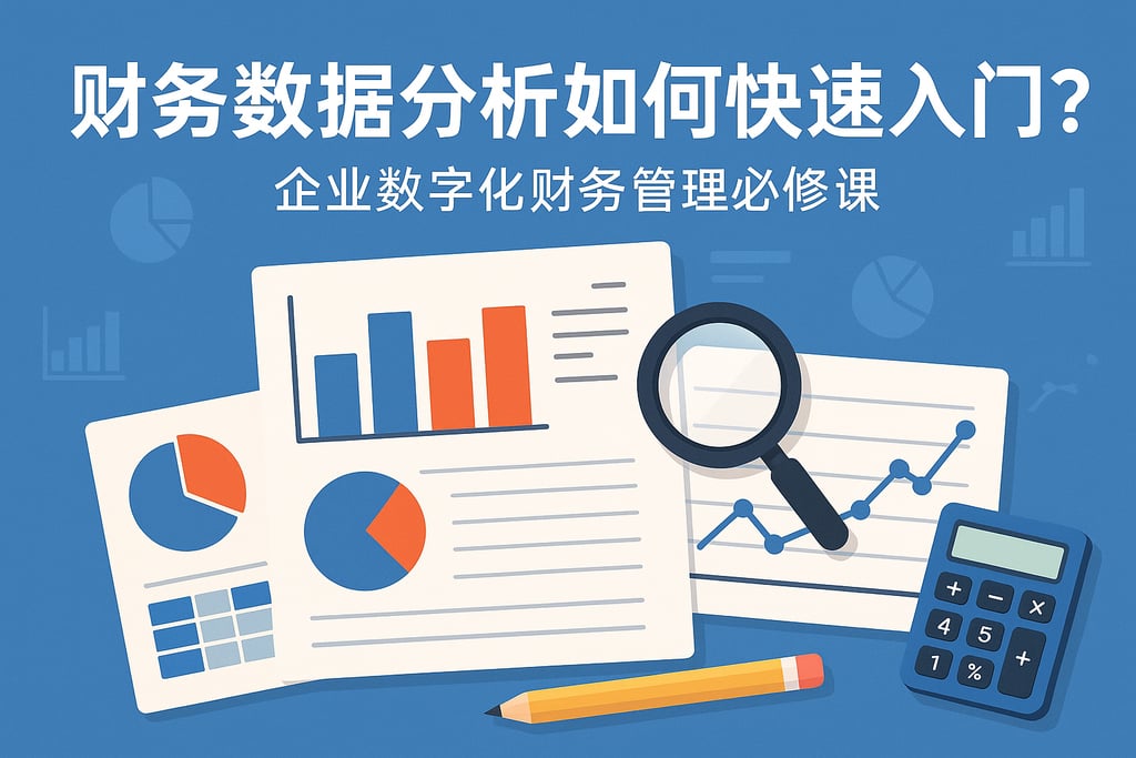 财务数据分析如何快速入门？企业数字化财务管理必修课