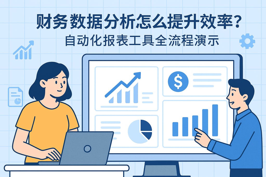 财务数据分析怎么提升效率？自动化报表工具全流程演示