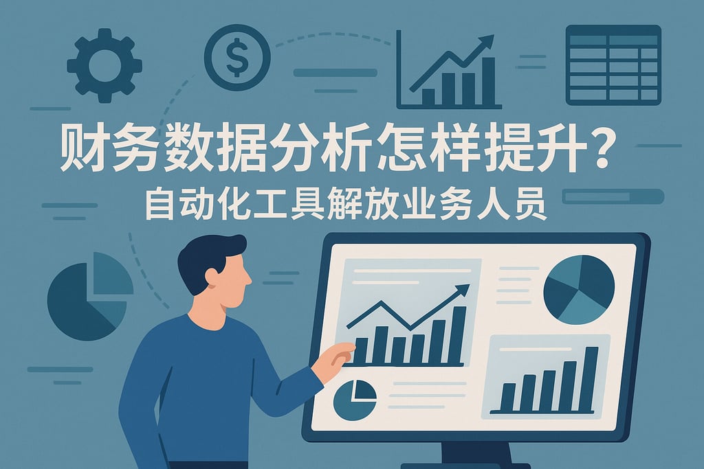 财务数据分析怎样提升？自动化工具解放业务人员