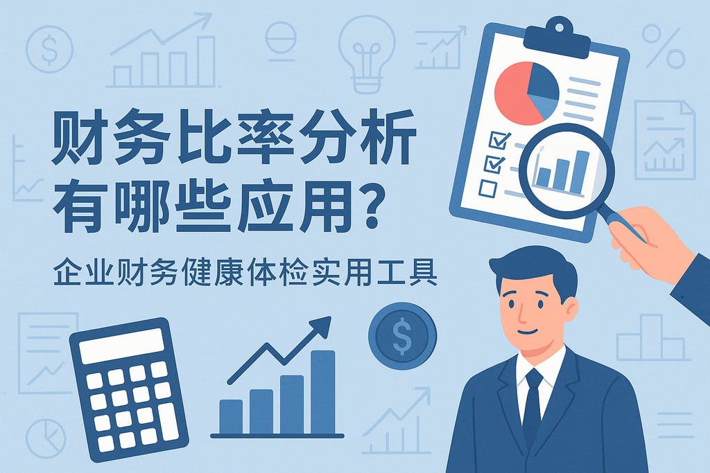 财务比率分析有哪些应用？企业财务健康体检实用工具