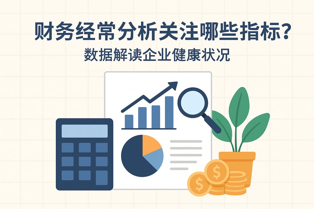 财务经营分析关注哪些指标？数据解读企业健康状况