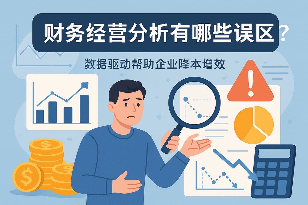 财务经营分析有哪些误区？数据驱动帮助企业降本增效