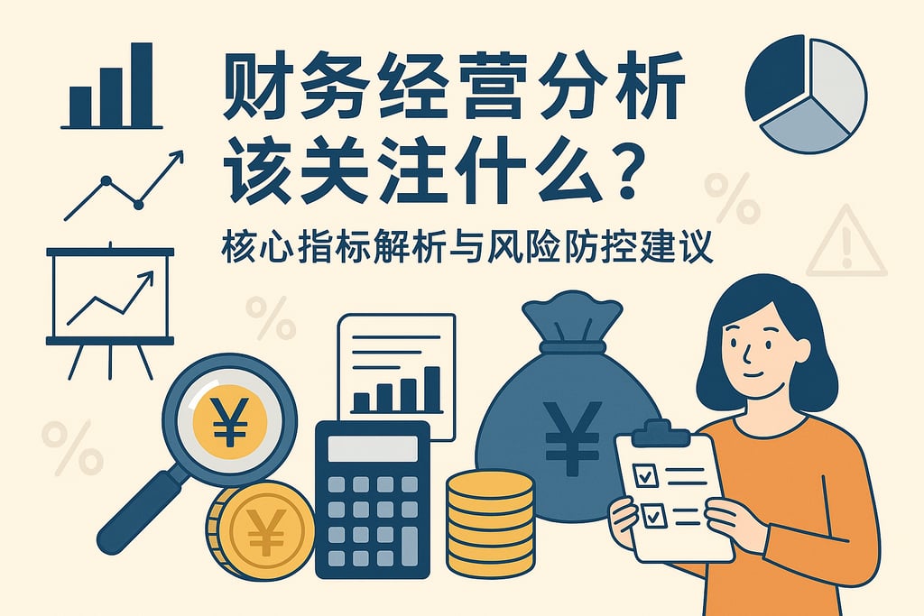 财务经营分析该关注什么？核心指标解析与风险防控建议