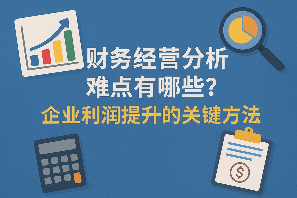 财务经营分析难点有哪些？企业利润提升的关键方法