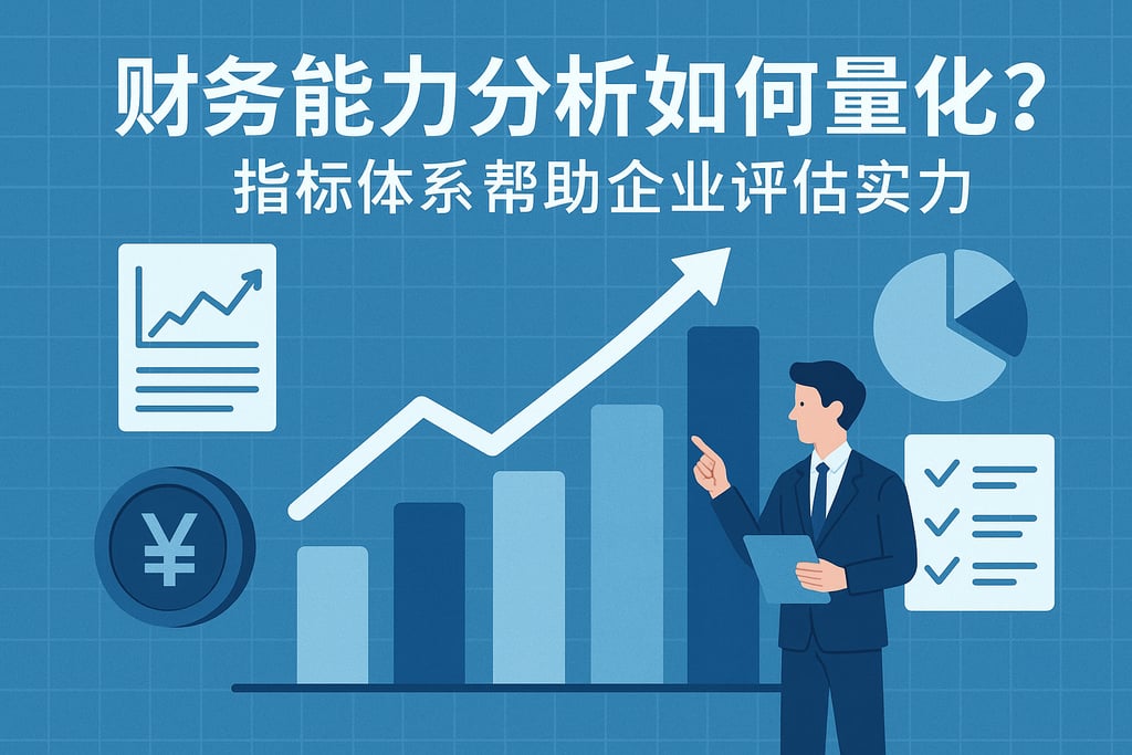财务能力分析如何量化？指标体系帮助企业评估实力