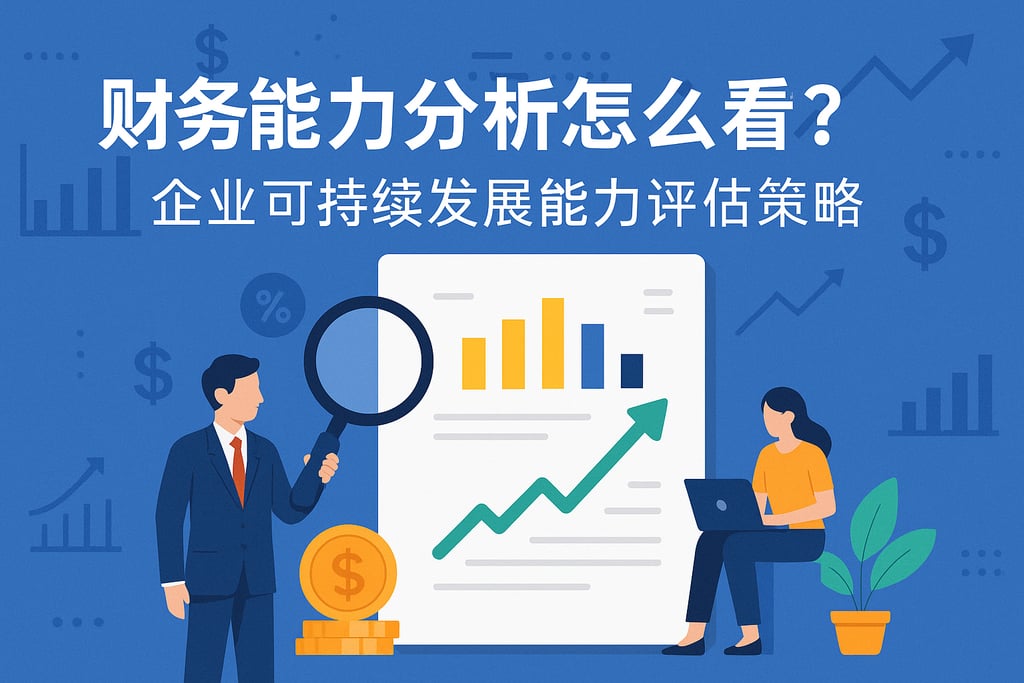 财务能力分析怎么看？企业可持续发展能力评估策略