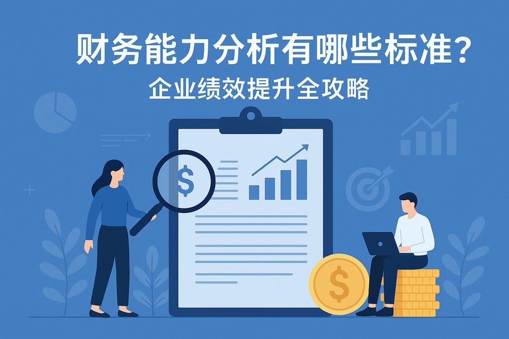 财务能力分析有哪些标准？企业绩效提升全攻略