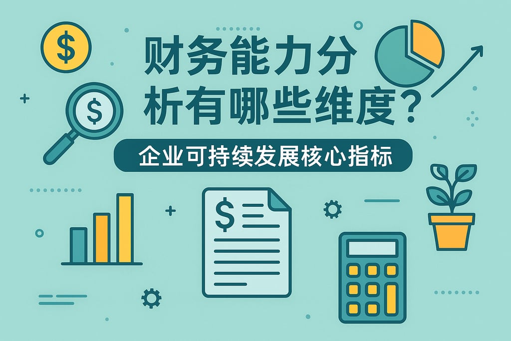 财务能力分析有哪些维度？企业可持续发展核心指标
