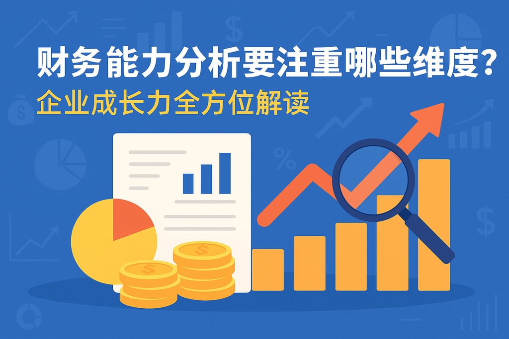 财务能力分析要注重哪些维度？企业成长力全方位解读