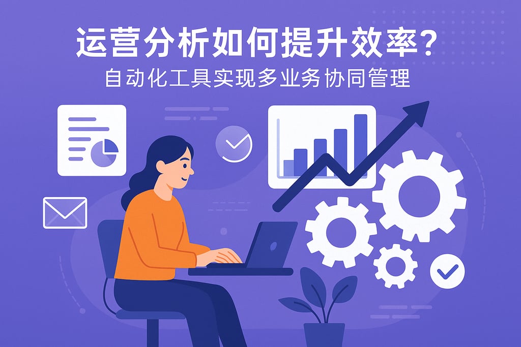 运营分析如何提升效率？自动化工具实现多业务协同管理