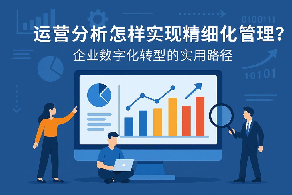 运营分析怎样实现精细化管理？企业数字化转型的实用路径