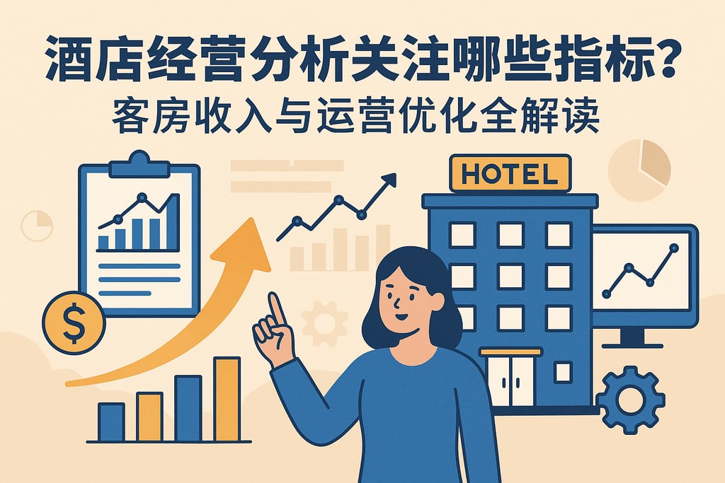 酒店经营分析关注哪些指标？客房收入与运营优化全解读