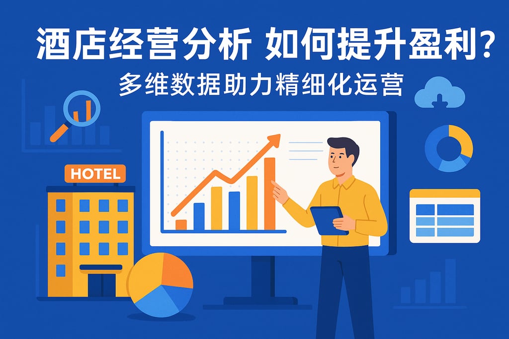 酒店经营分析如何提升盈利？多维数据助力精细化运营