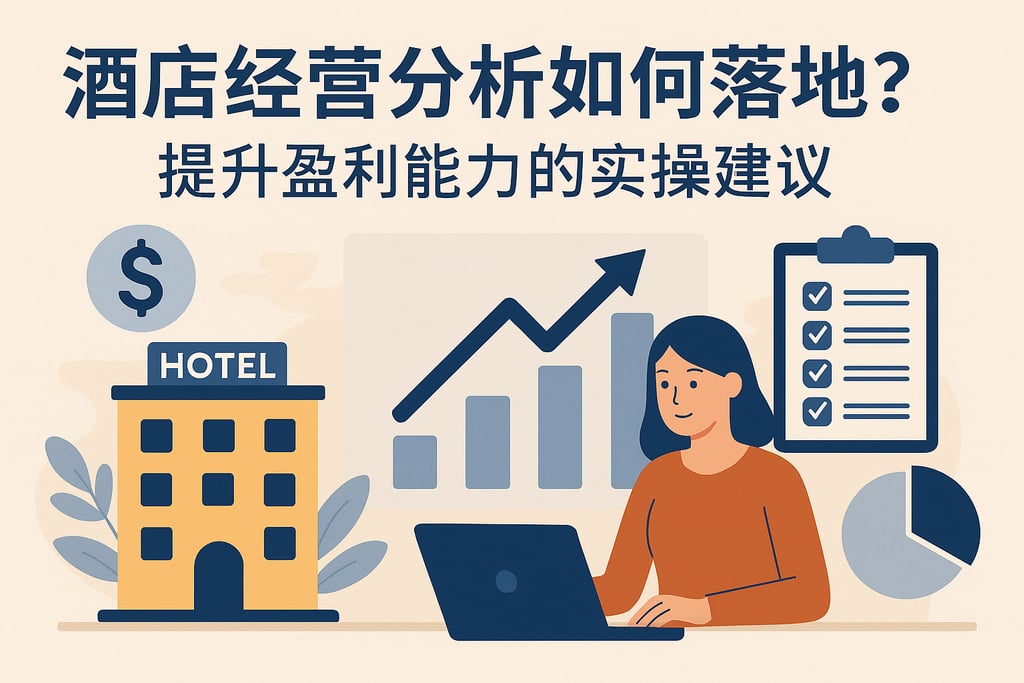 酒店经营分析如何落地？提升盈利能力的实操建议