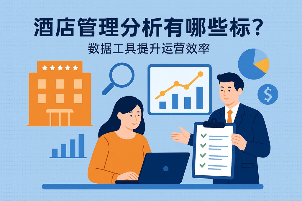 酒店经营分析有哪些指标？数据工具提升运营效率